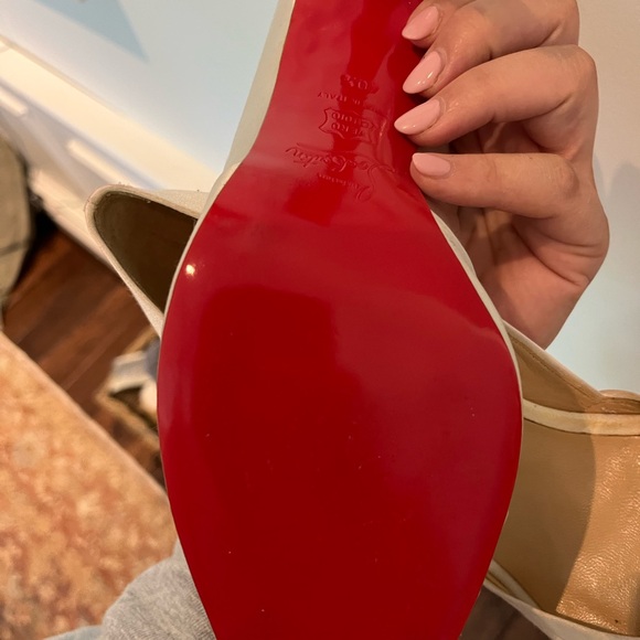 Christian Louboutin Caroletta 100 Satin Size 40.5 (Off White) - Picture 10 of 10